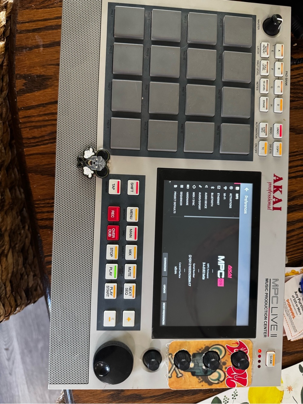 MPC Live II Portable Music Production Center - Gray